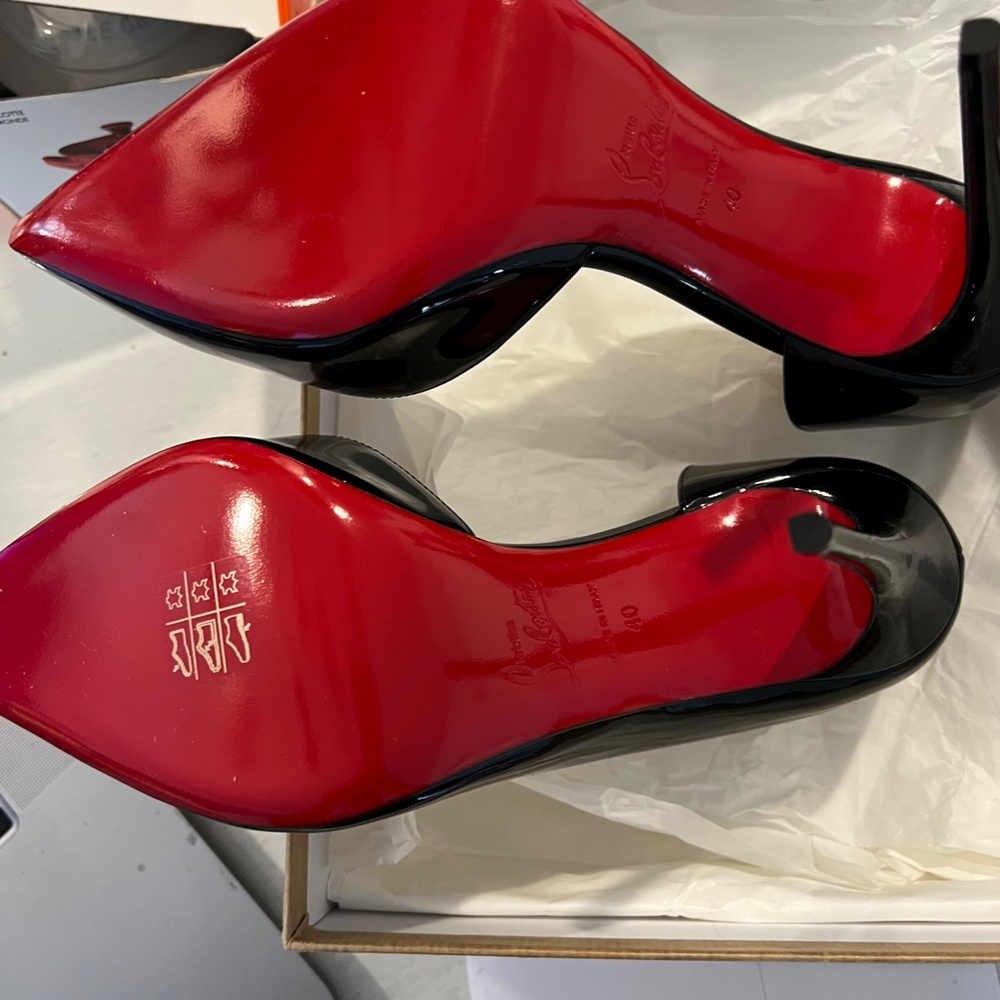 NWT Christian Louboutin Iriza 100 mm Patent - Picture 5 of 7